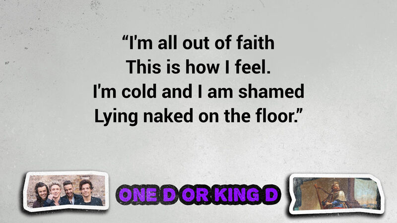 One Direction or King David