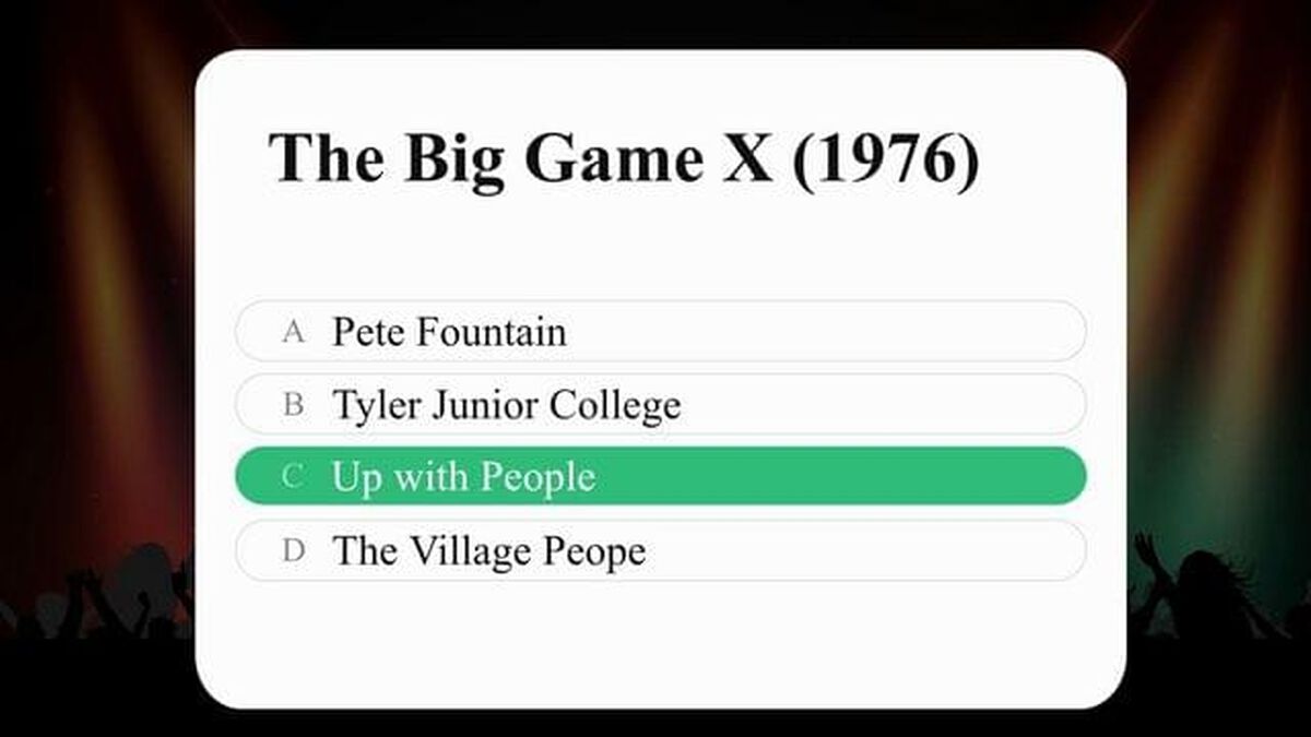 The Big Game Halftime Show Trivia image number null