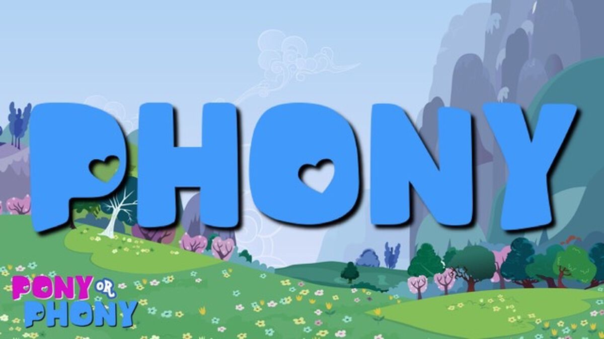 Pony or Phony image number null