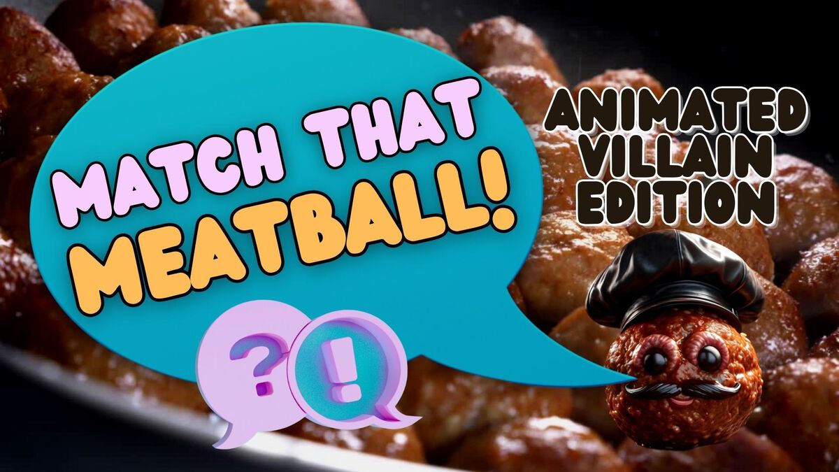 Match That Meatball! Animated Villains image number null