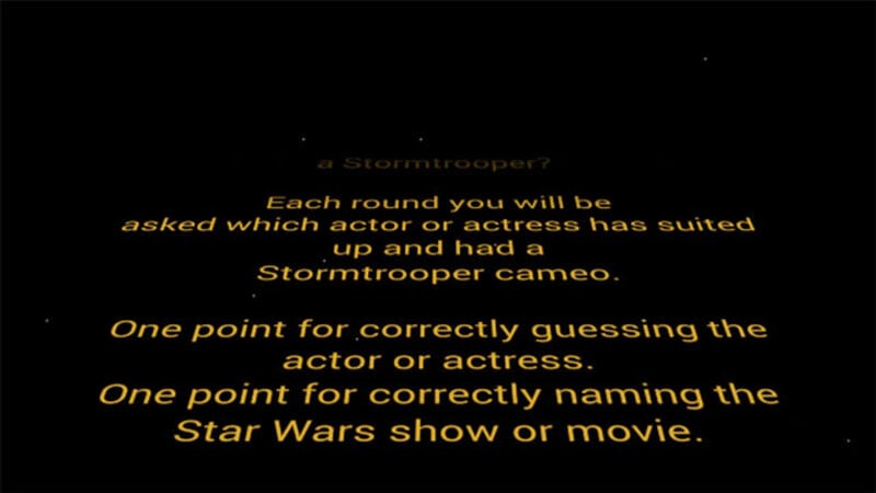 The Stormtrooper Cameo Game