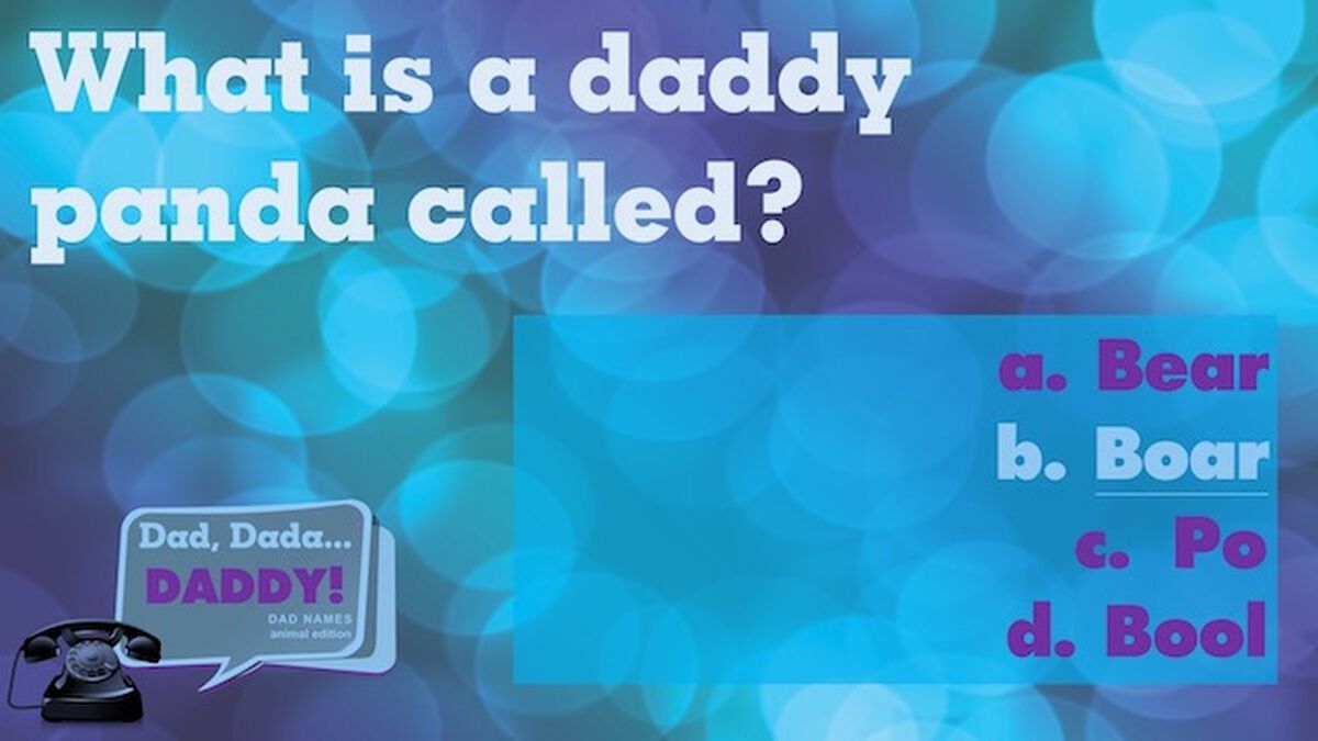 Dad, Dada, Daddy Dad Names: Animal Edition image number null