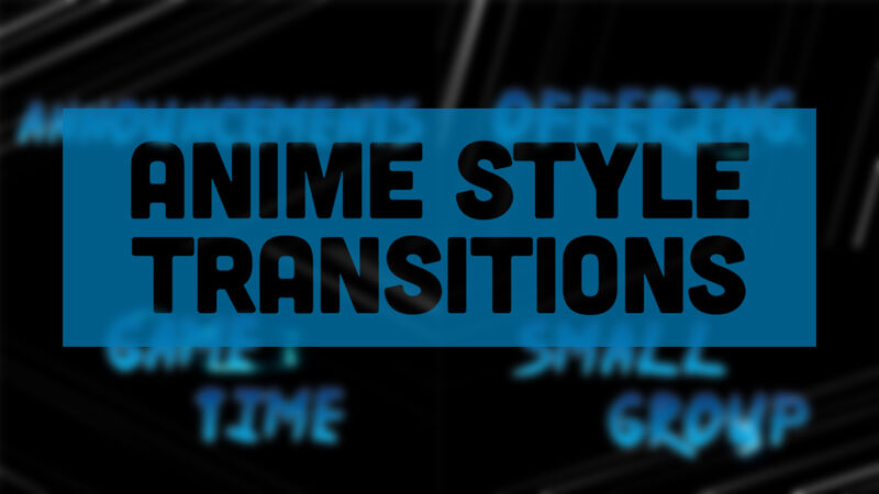 Anime Style Transition Videos