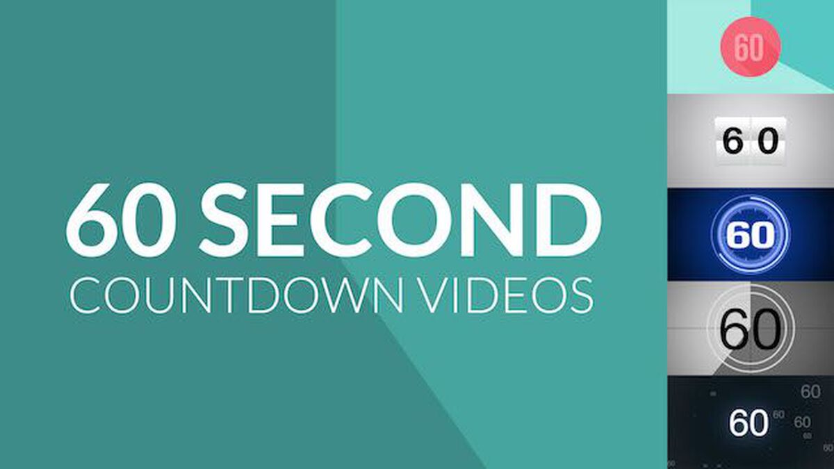 Five 60-Second Countdown Videos image number 0