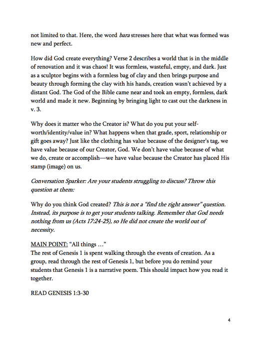 Gospel Timeline 5-week Small Group Series image number 4