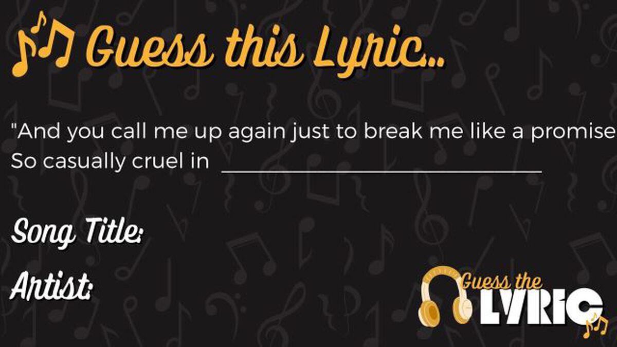 Guess the Lyric image number 2