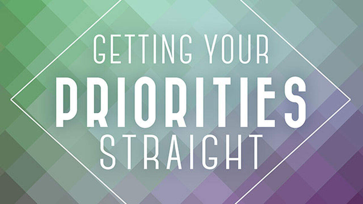 Getting Your Priorities Straight (reproducible growth booklets) image number 0
