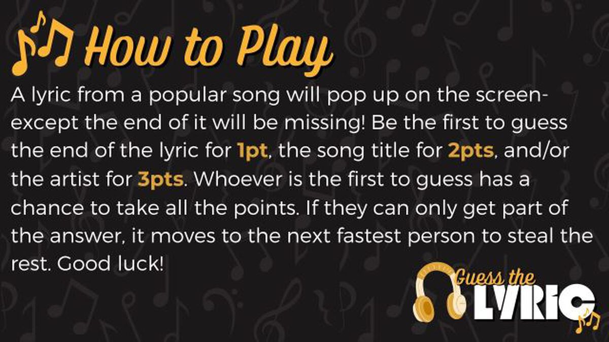 Guess the Lyric image number 1