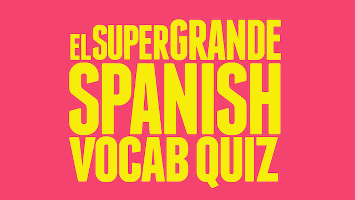 El Super Grande Spanish Vocab Quiz  image number 0
