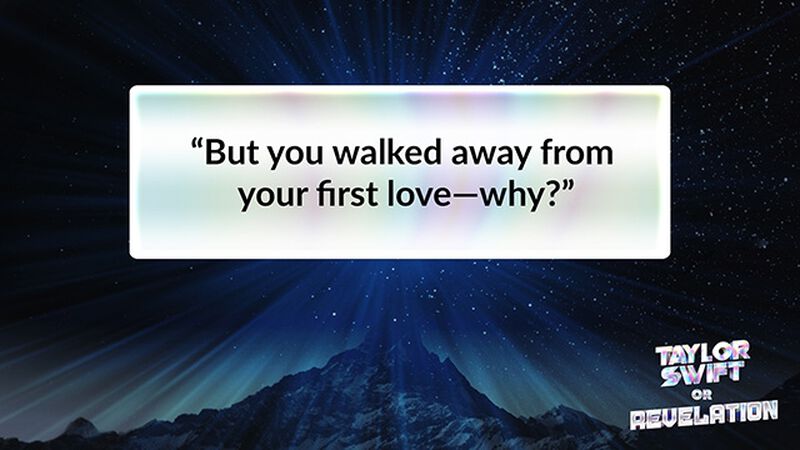 Taylor Swift Or Revelation?