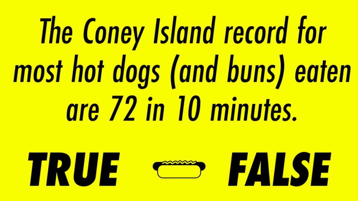 Sun&rsquo;s out, Buns out Hot Dog Trivia image number 5