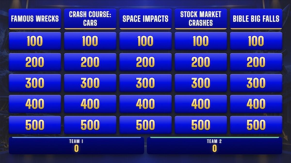 Team Trivia Sign WRECKognition: Sidekick Pro - Wall of Trivia Game | Game Shows ...