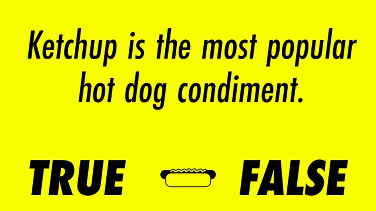 Sun&rsquo;s out, Buns out Hot Dog Trivia image number 1
