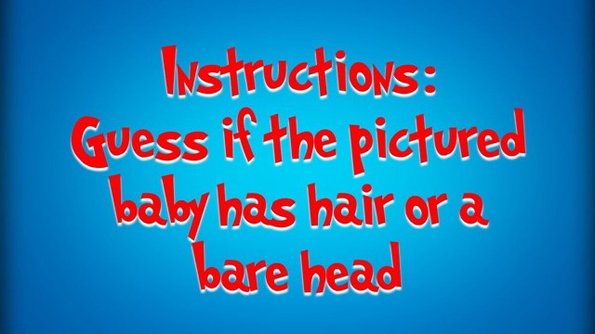 Babies: Hair or Bare? image number 1