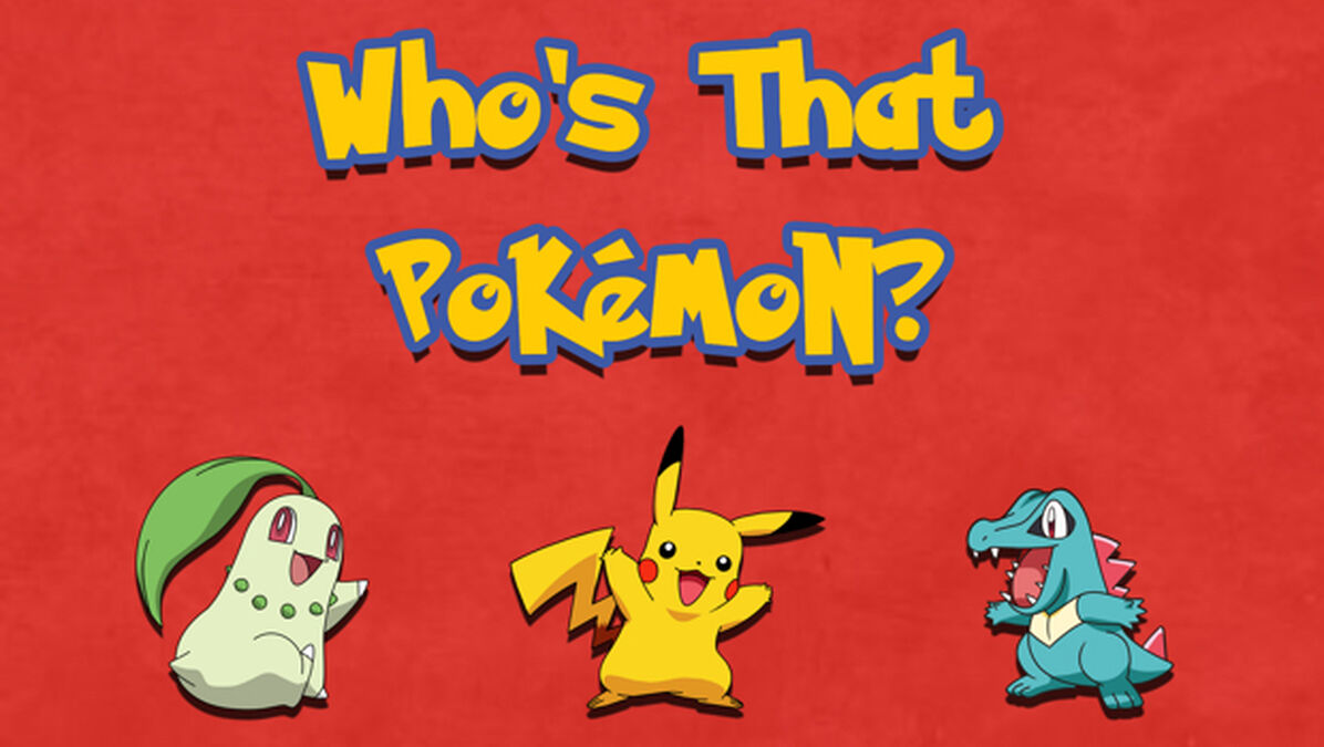 Who's That? Pokemon Edition image number 0