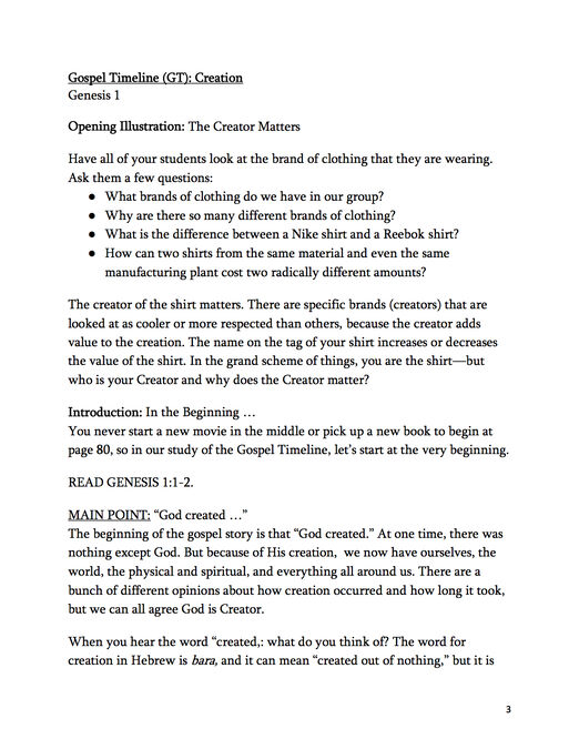 Gospel Timeline 5-week Small Group Series image number 3