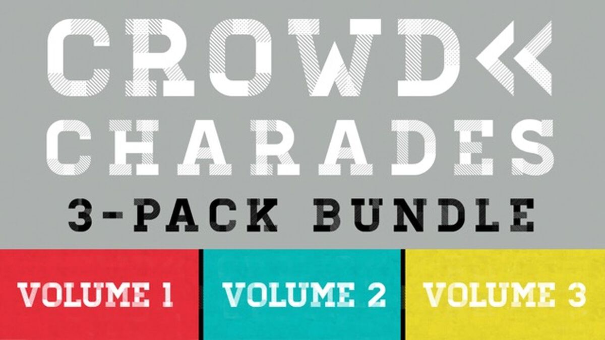 Crowd Charades: 3-Pack Game Bundle image number 0