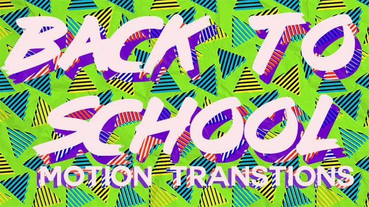 Back To School Motion Transitions image number 0