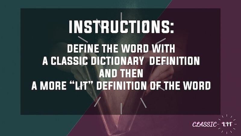 Classic Lit Game