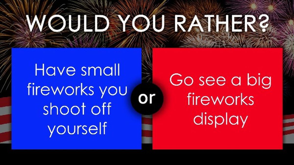 Would You Rather - 4th of July image number 3