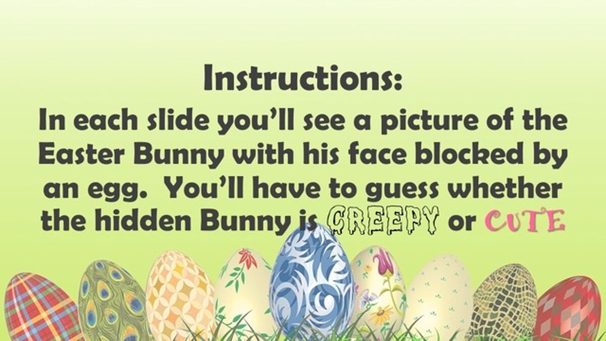 Easter Bunny: Cute or Creepy 3 image number 1