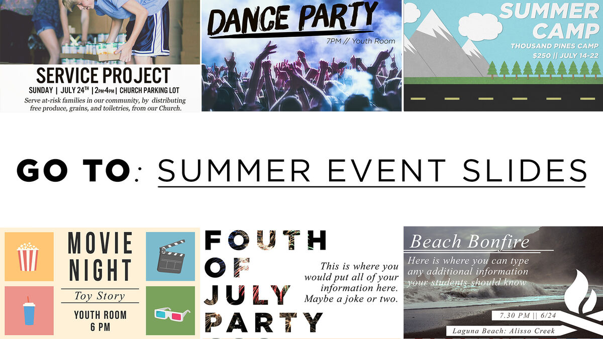 Go to Summer Event Slides image number 0
