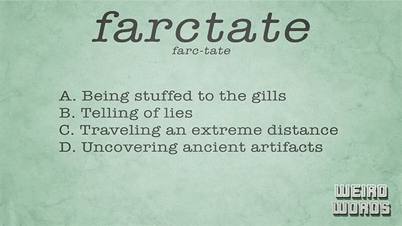 Weird Words