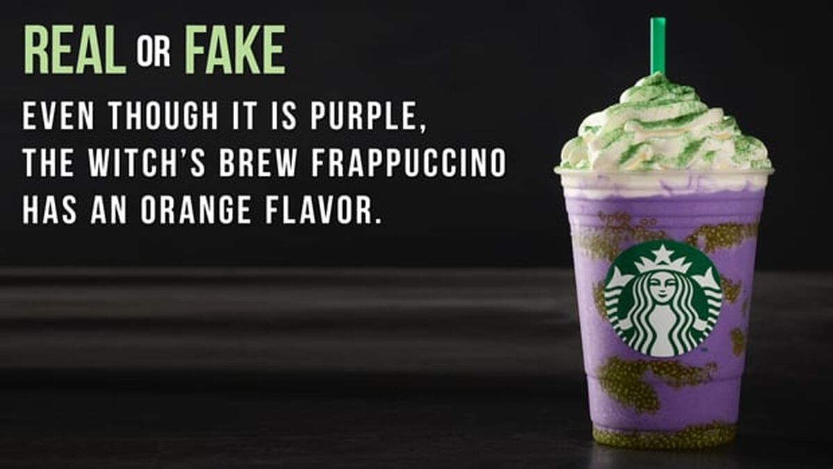 REAL OR FAKE: Witch's Brew Frappuccino Edition image number 1