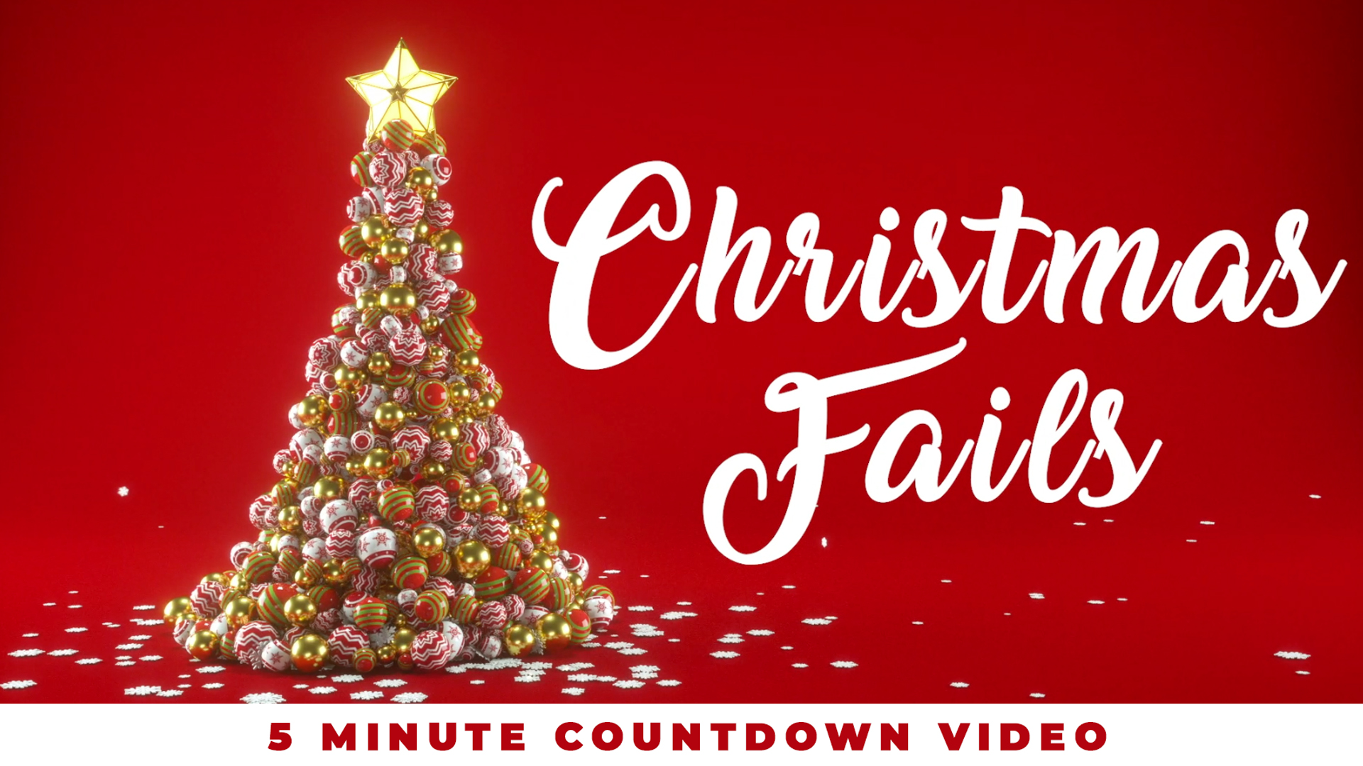 Christmas Fails Countdown Video