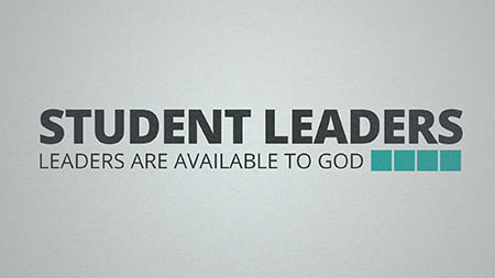 Student Leaders: Leaders Are Available to God image number null